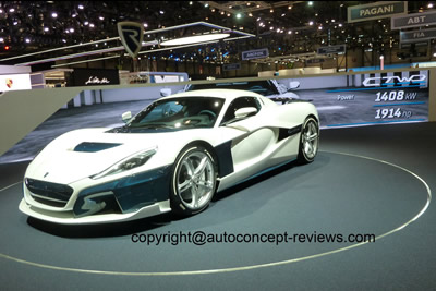 RIMAC Concept Two electric hypercar-